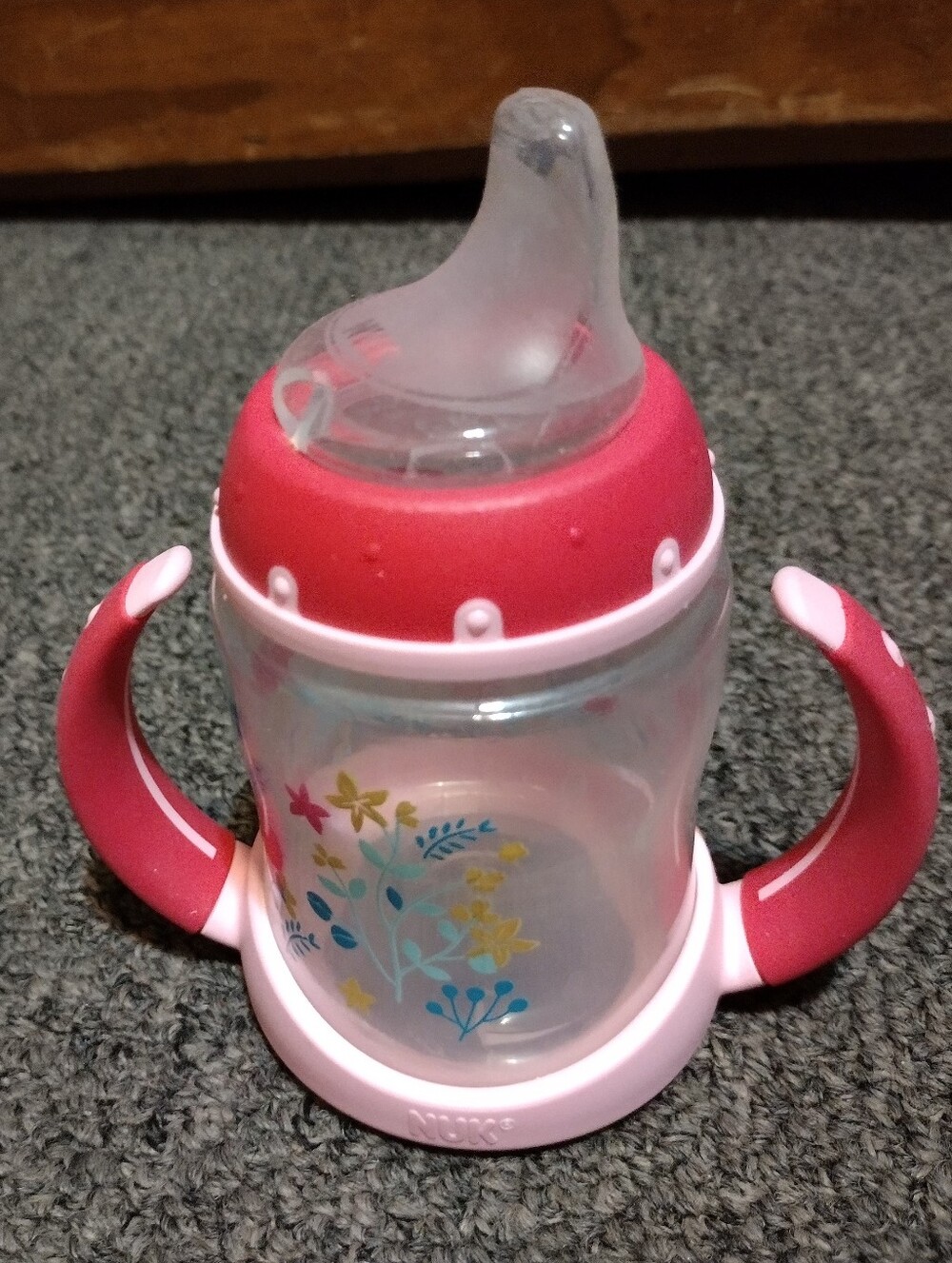 NUK Pink Floral Transition Sippy Cup 5 OZ